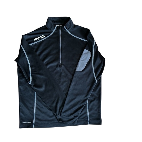 Ping Black 1/4 zip pullover long sleeve - Picture 4 of 15